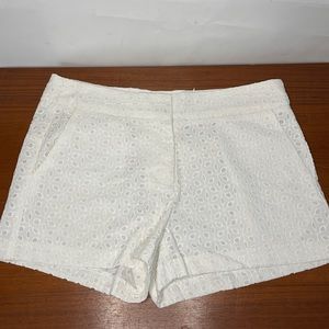 Peter Som white eyelet shorts size 2